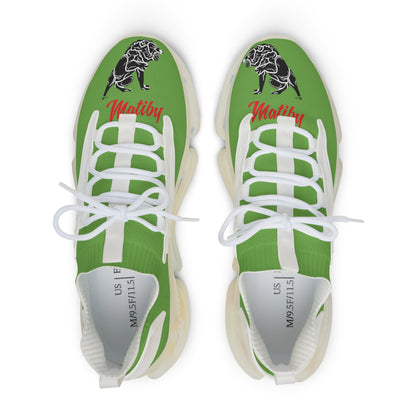 Men's Green Mesh Sneakers