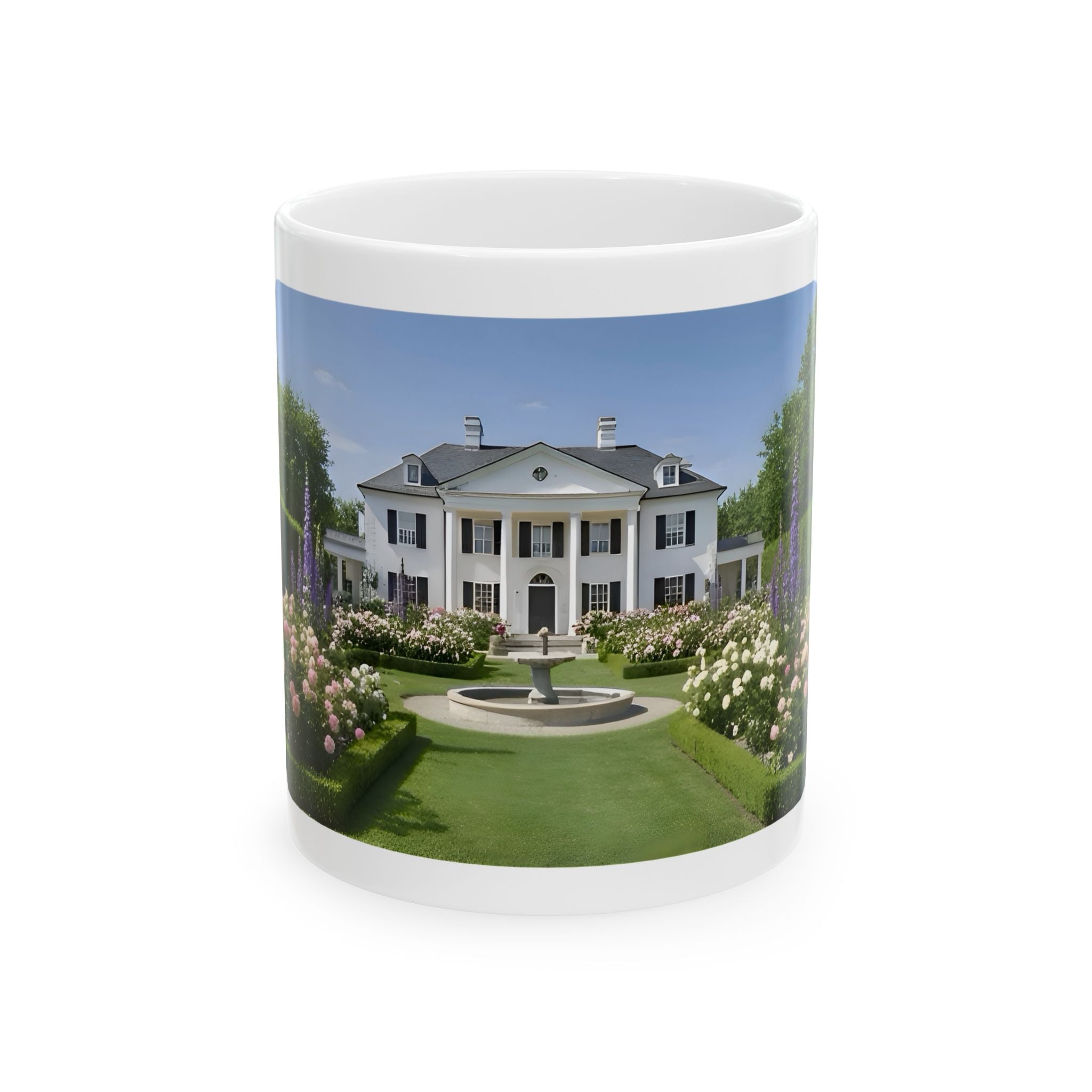 Cozy Architecture & Dreamy Landscapes #22 White Ceramic Mug – Homes Home Sweet Home Cup (11oz/15oz)