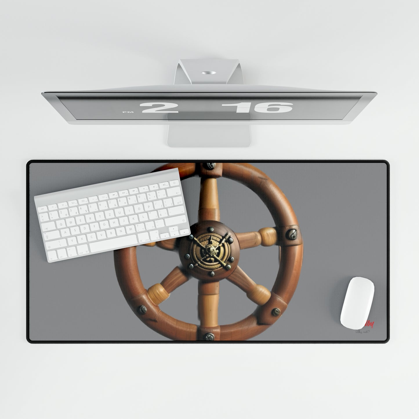 Nautical Desk Mats, Grey