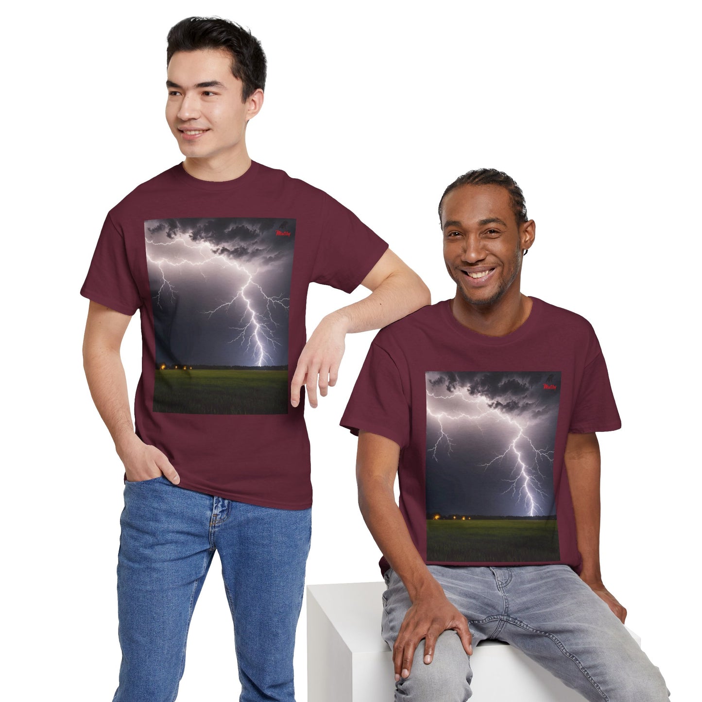 Lightning Style Unisex Heavy Cotton Tee