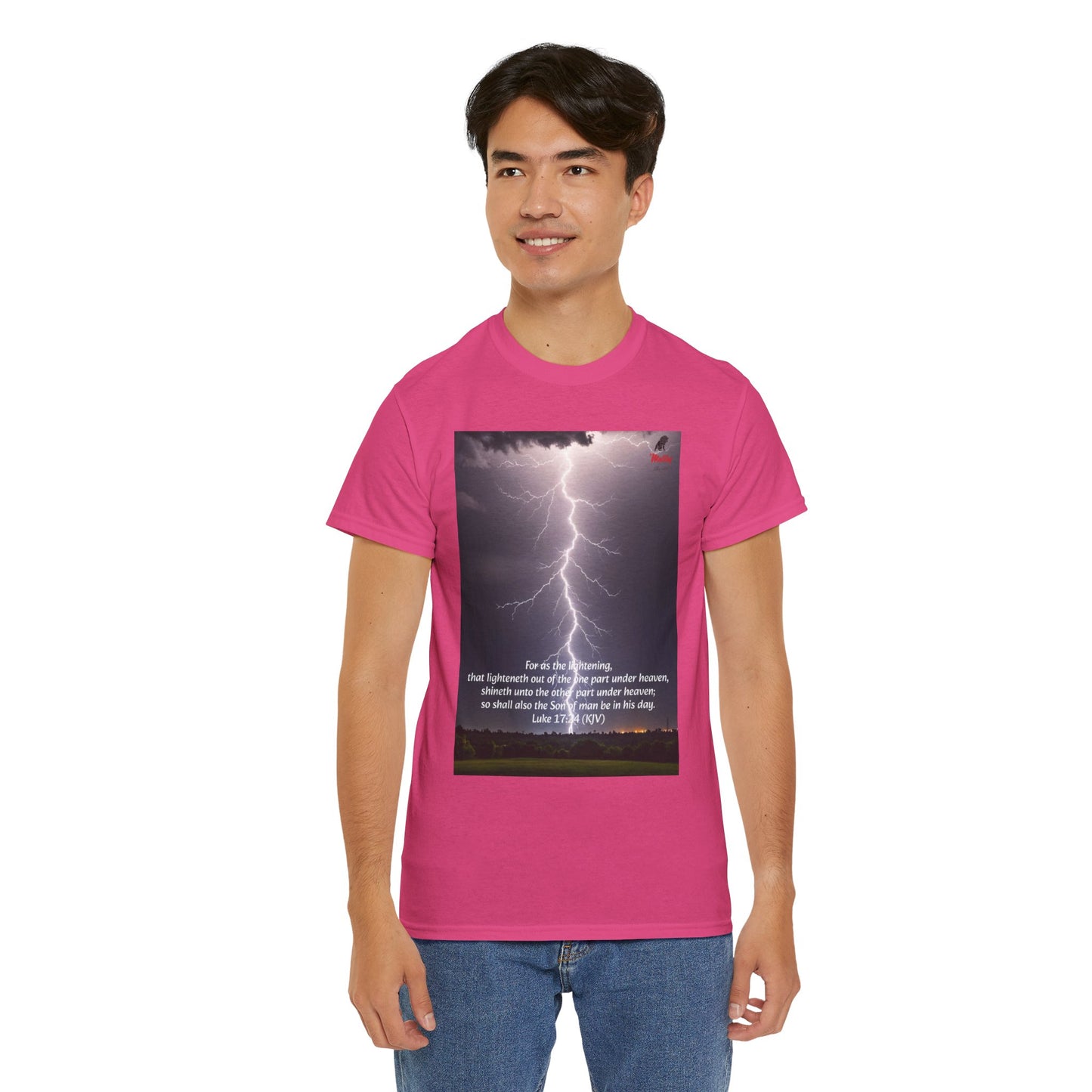 Lightning Style Son of man Unisex Heavy Cotton Tee