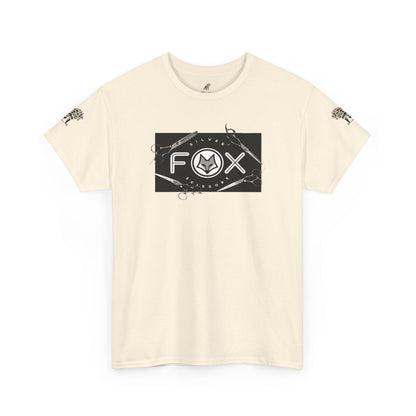 Silver Fox Scissors Unisex Heavy Cotton Tee