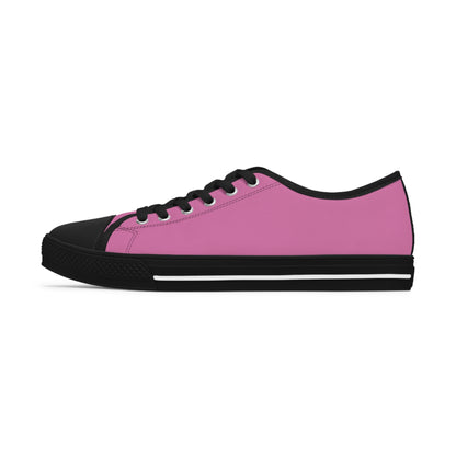 Women's Pink Low Top Sneakers