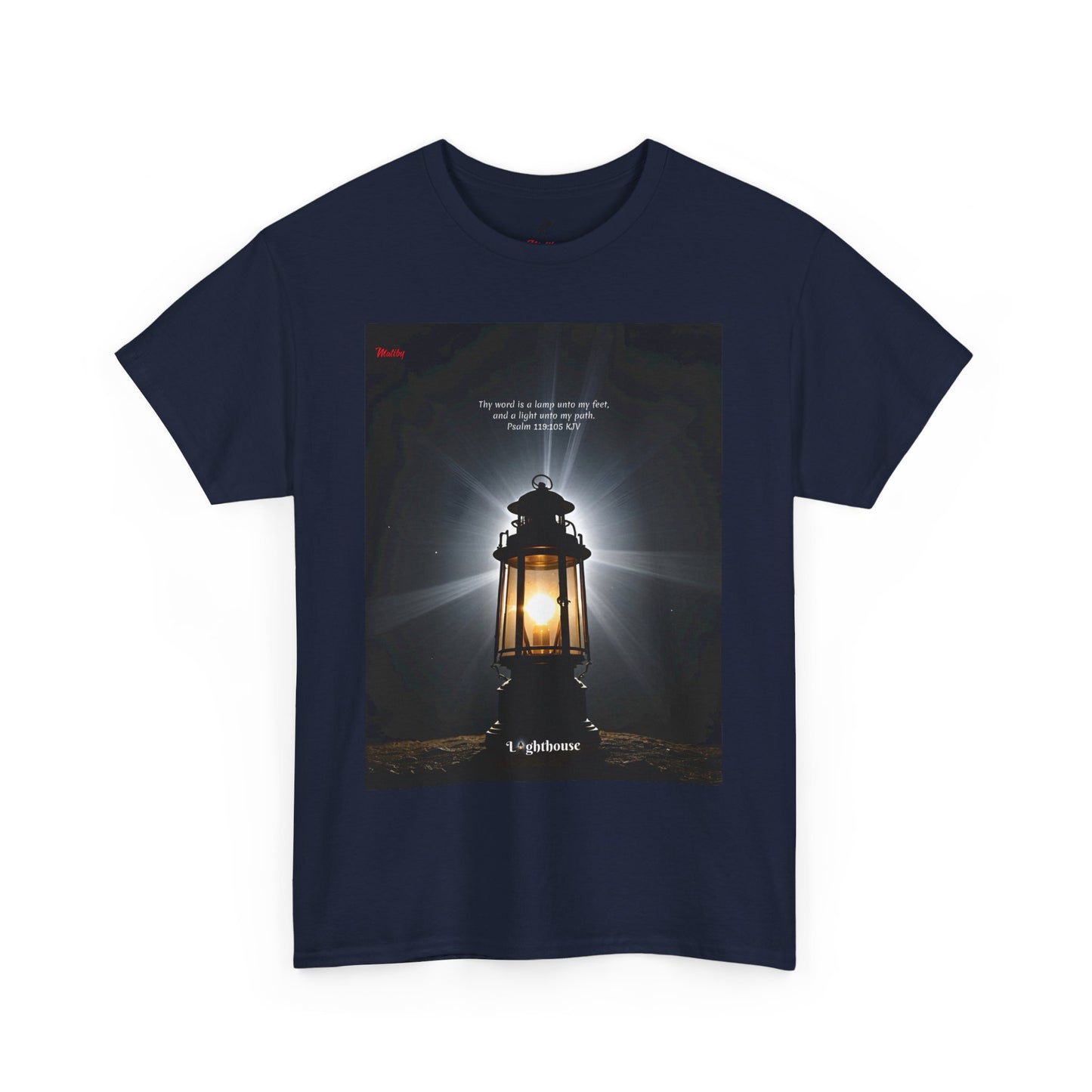 Lighthouse Psalm 119 Unisex Heavy Cotton Tee