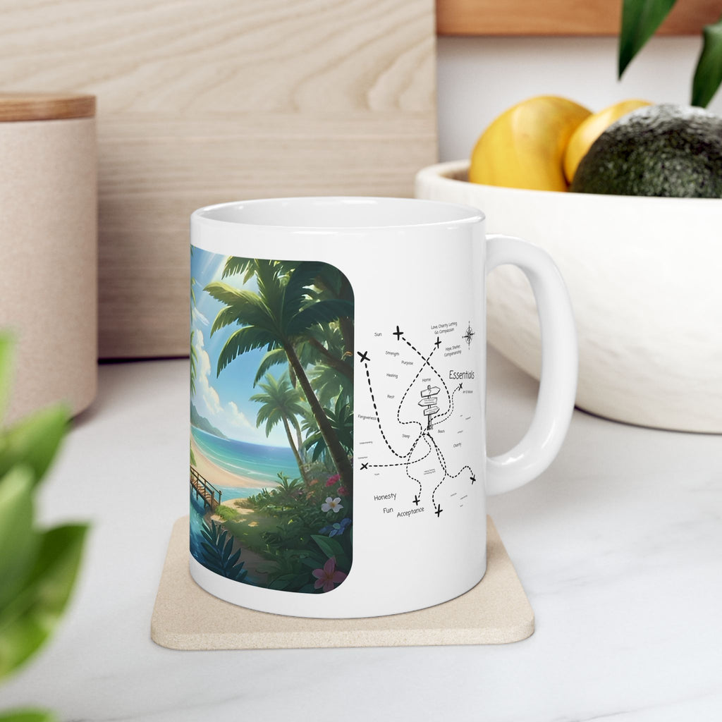 Cozy Architecture & Dreamy Landscapes #46 White Ceramic Mug – Homes Home Sweet Home Cup (11oz/15oz)