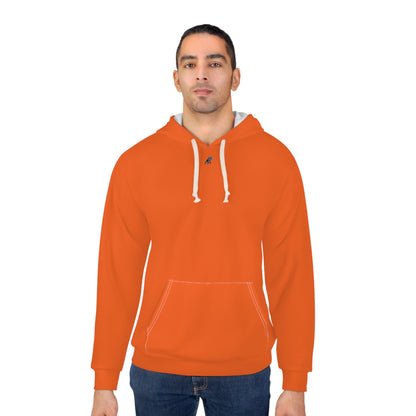 Orange Unisex Pullover Hoodie (AOP)