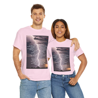 Lightning Style He is Risen Unisex Heavy Cotton Tee