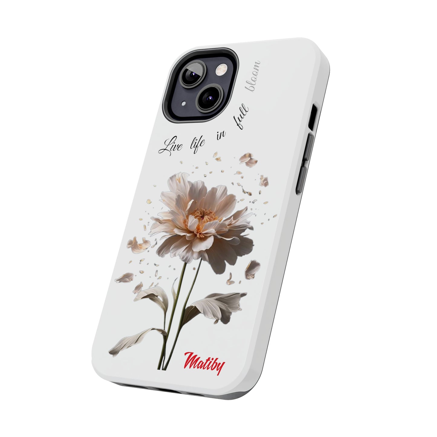 Matiby Amy's Special Flower Bloom White Tough Phone Cases