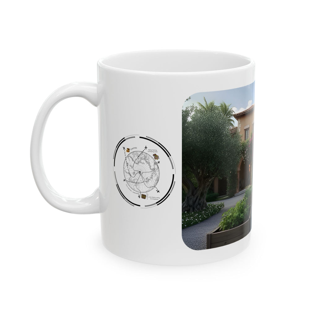Cozy Architecture & Dreamy Landscapes #28 White Ceramic Mug – Homes Home Sweet Home Cup (11oz/15oz)