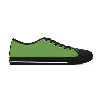 Women's Green Low Top Sneakers