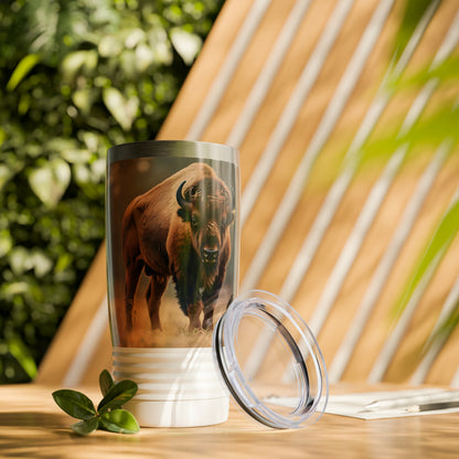 Artzy Bison Ringneck Tumbler, 20oz