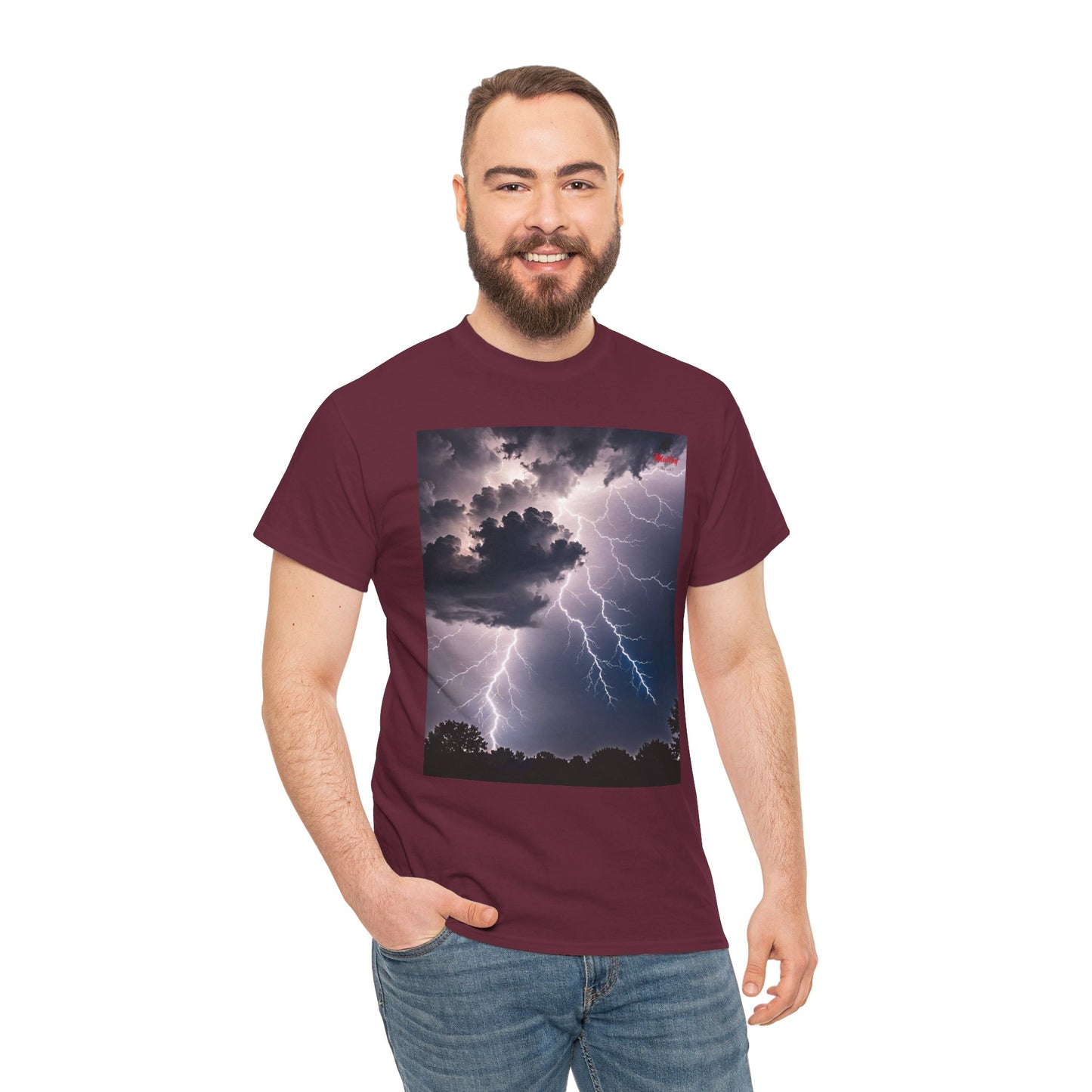 Lightning Style Unisex Heavy Cotton Tee