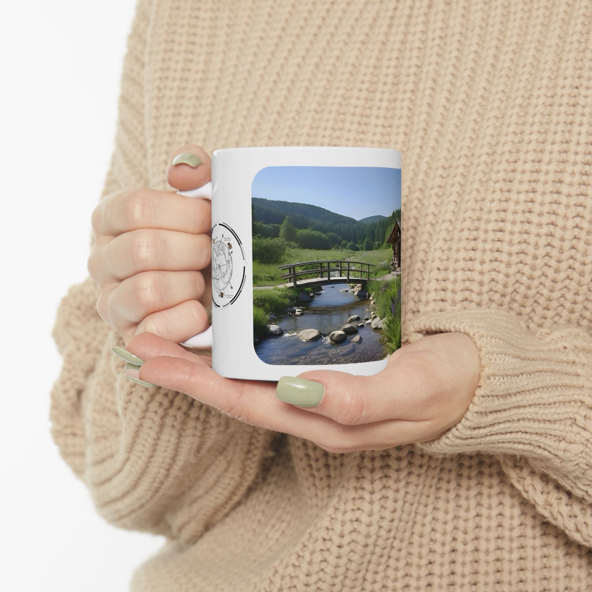 Cozy Architecture & Dreamy Landscapes #24 White Ceramic Mug – Homes Home Sweet Home Cup (11oz/15oz)