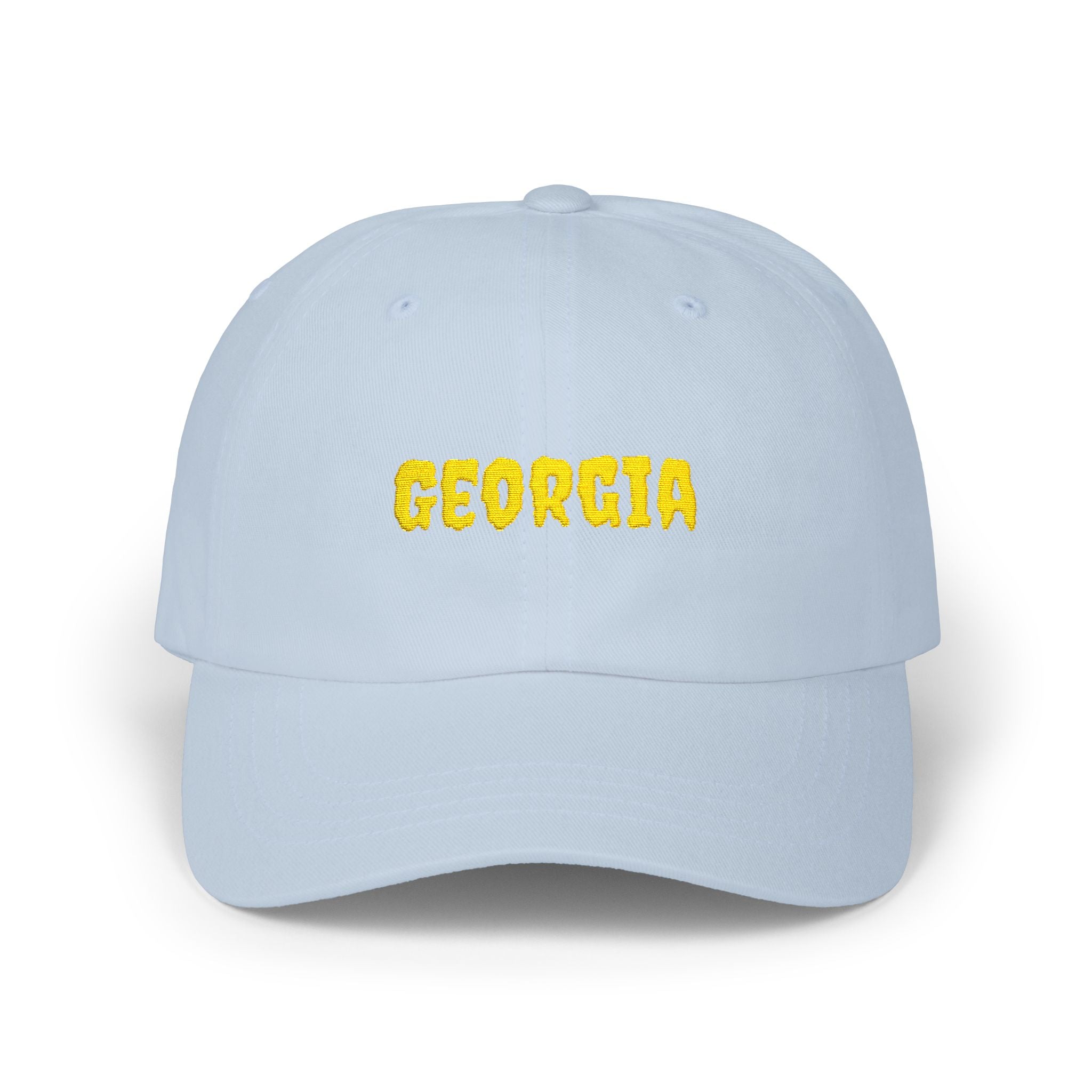 Georgia United States of America Gold Embroidered Classic Dad Cap | GA 4th USA Baseball Hat
