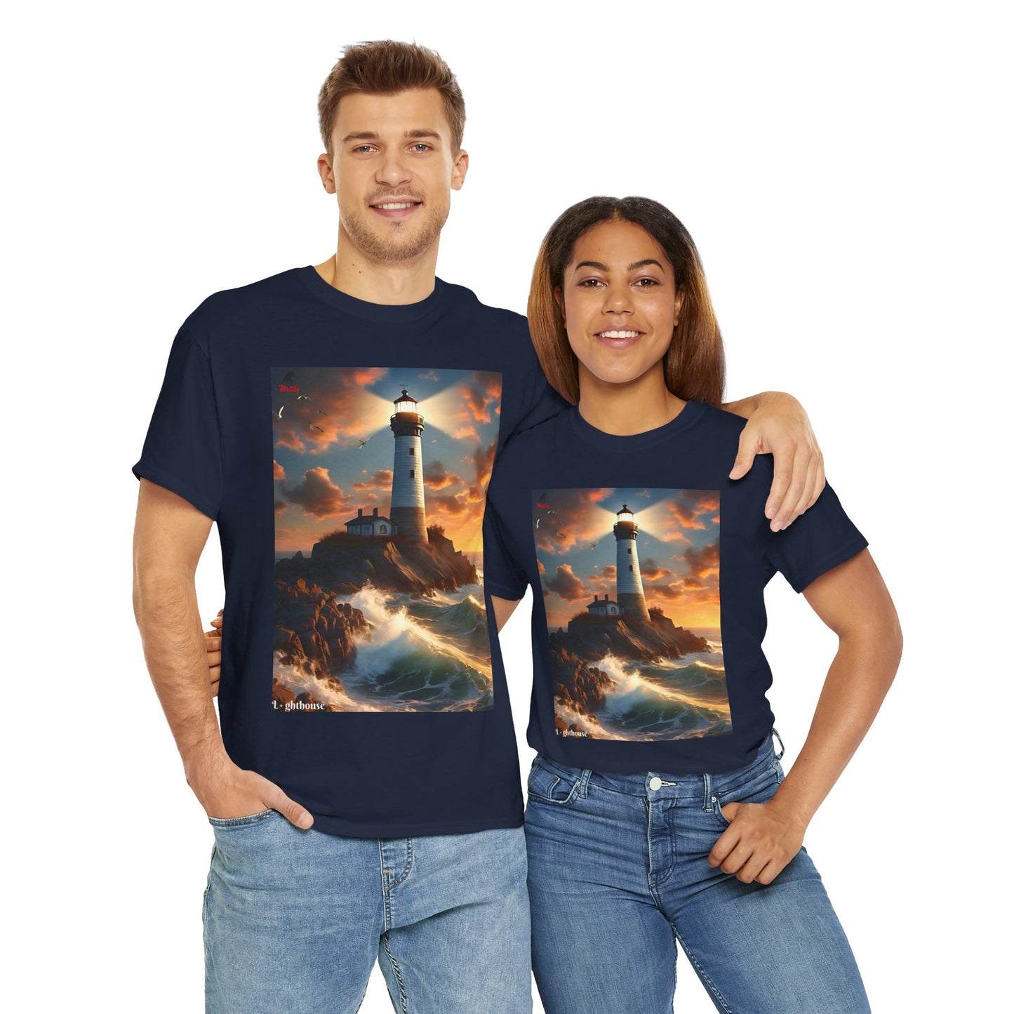 Lighthouse Unisex Heavy Cotton Tee