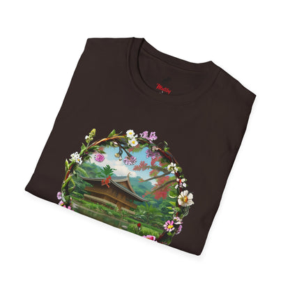 Floral Landscape Unisex Softstyle T-Shirt