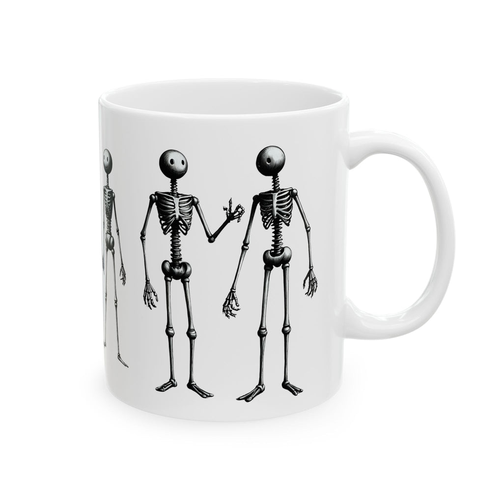 The Stick-To-It Species #18 White Ceramic Mug – Anatomy of Optimism Cup 11oz/15oz