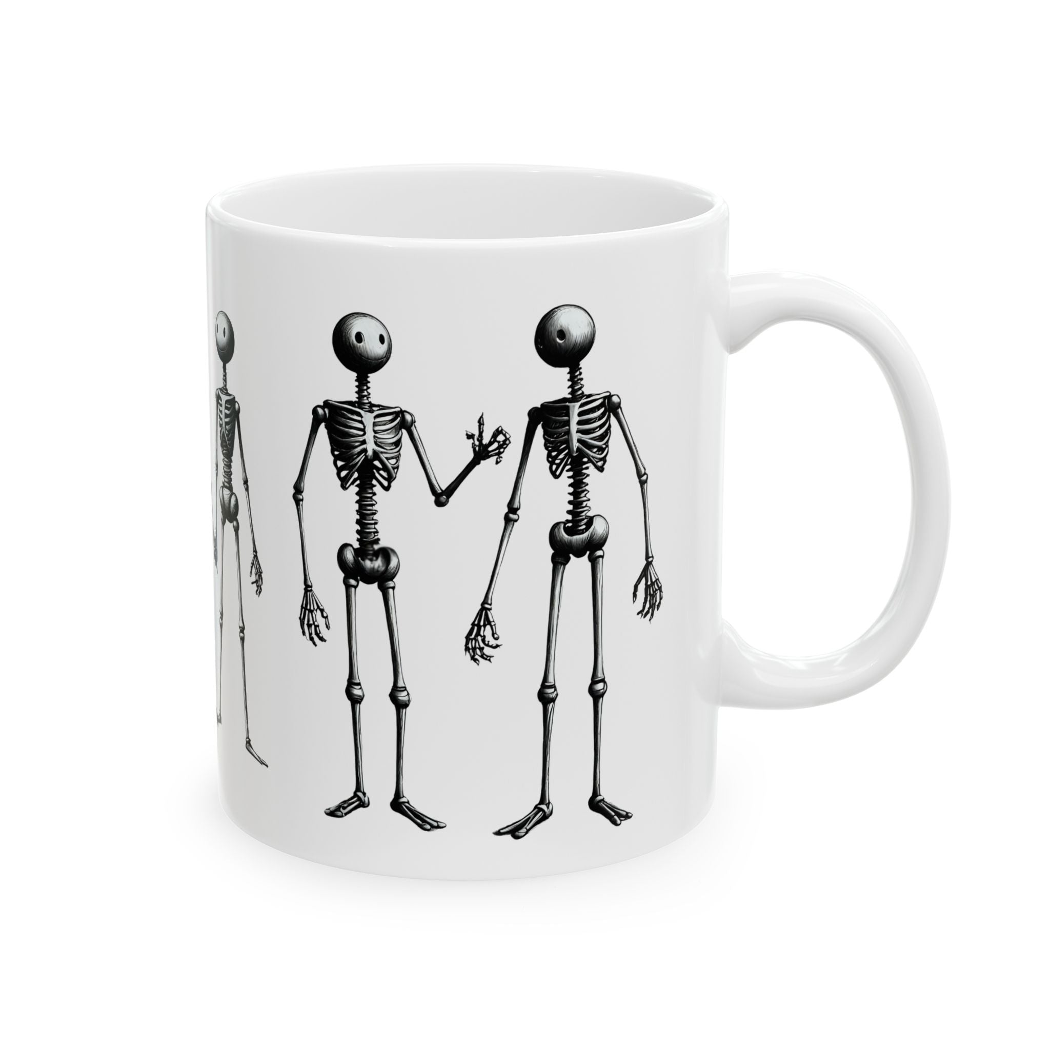 The Stick-To-It Species #18 White Ceramic Mug – Anatomy of Optimism Cup 11oz/15oz