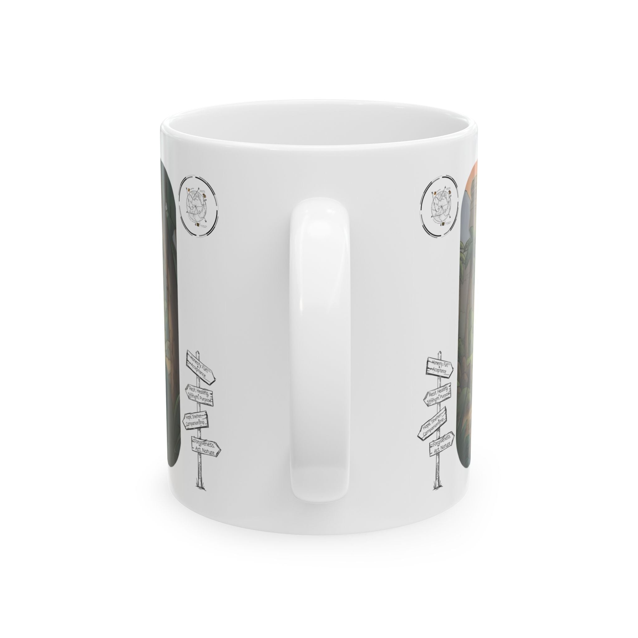 Adventure 4x4 Trucks #8,  Safari On The Go White Ceramic Mug — Find Your Path To The Essentials Cup (11oz & 15oz)