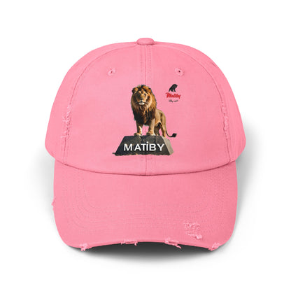 Matiby Lion Unisex Distressed Cap