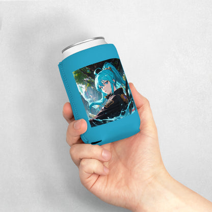 The Rising Can Cooler Sleeve, Turquoise