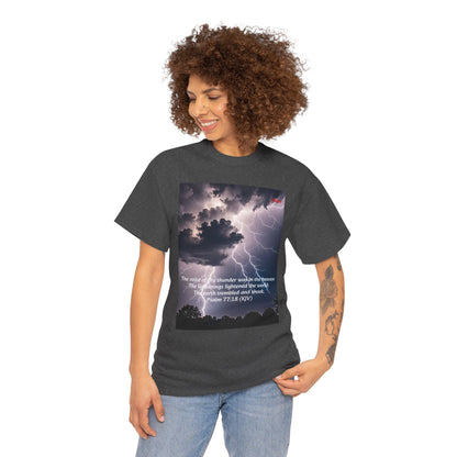 Lightning Style Thunder Unisex Heavy Cotton Tee