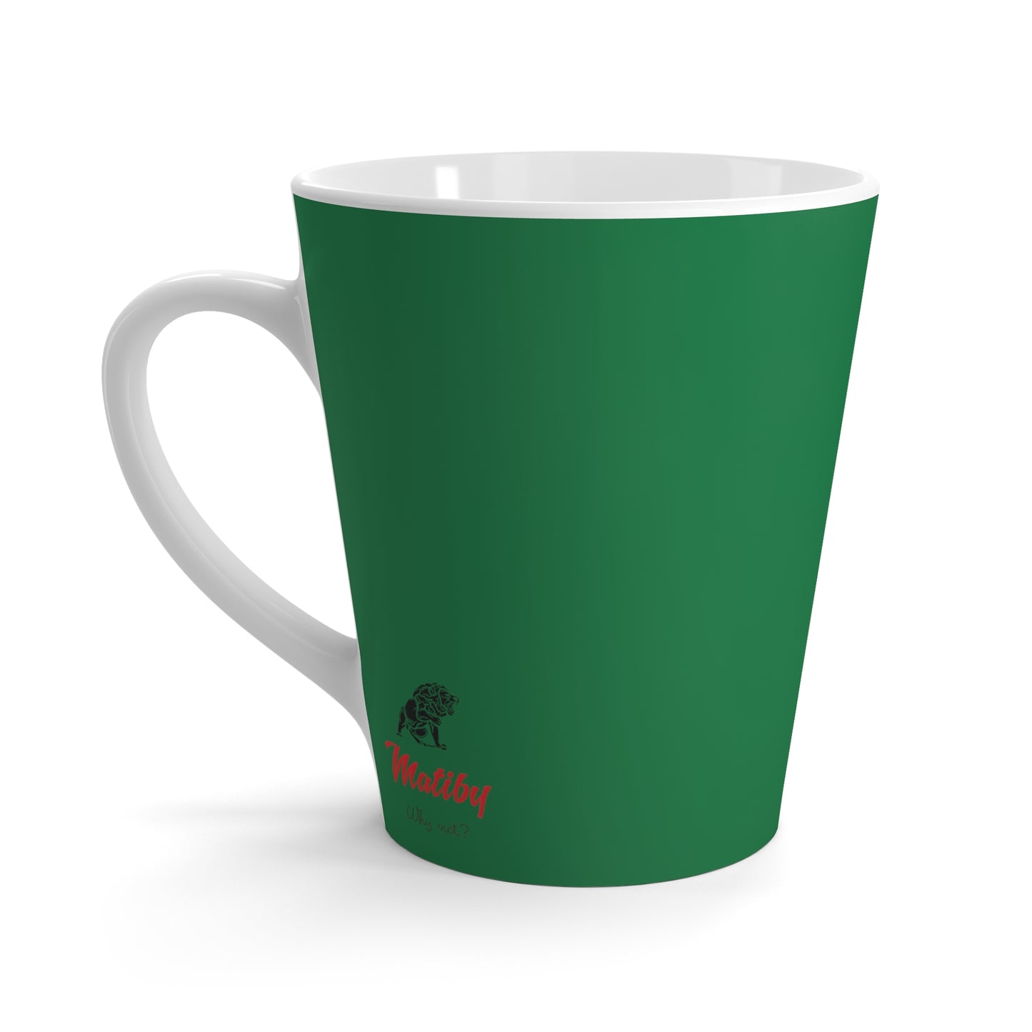 Matiby Lion Mug, Dark Green