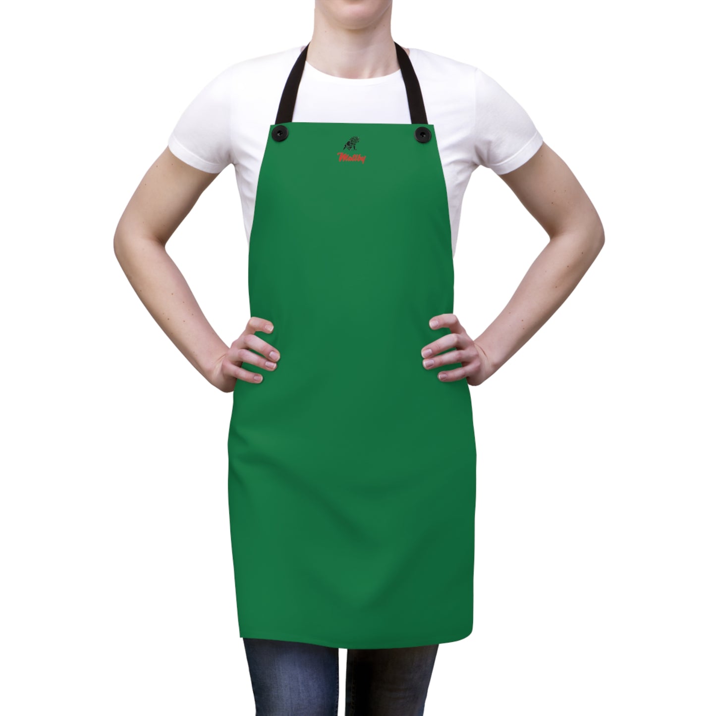 Matiby Dark Green Apron (AOP)