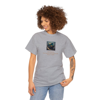 Earth Genesis Bible Speaks Unisex Heavy Cotton Tee