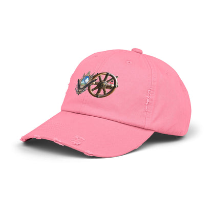 Nautical Unisex Distressed Cap