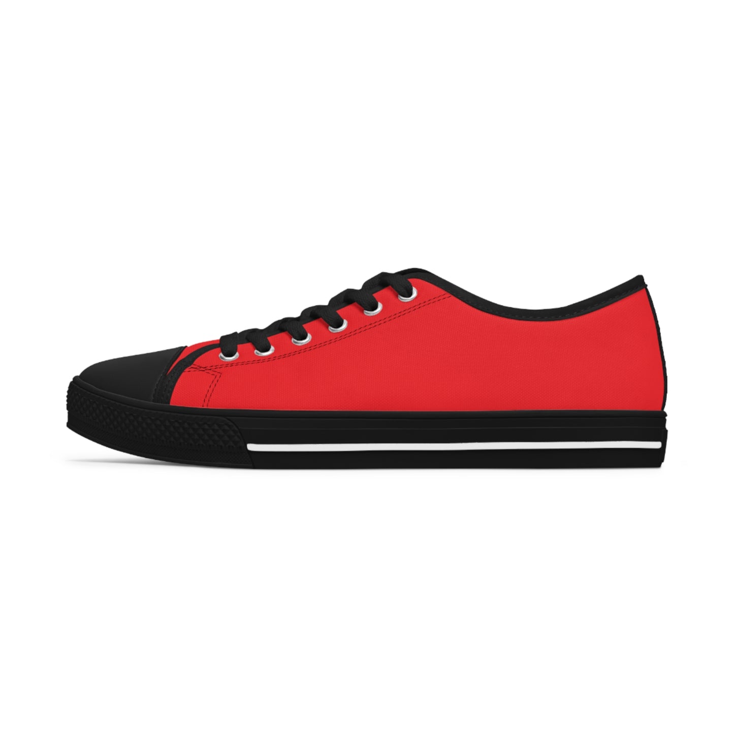 Women's Dark Red Low Top Sneakers