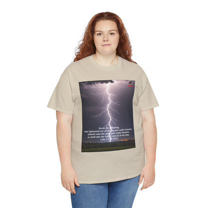 Lightning Style Son of man Unisex Heavy Cotton Tee