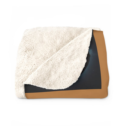 Matiby MEK Light Brown Sherpa Fleece Blanket