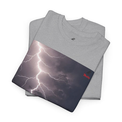 Lightning Style East West Unisex Heavy Cotton Tee