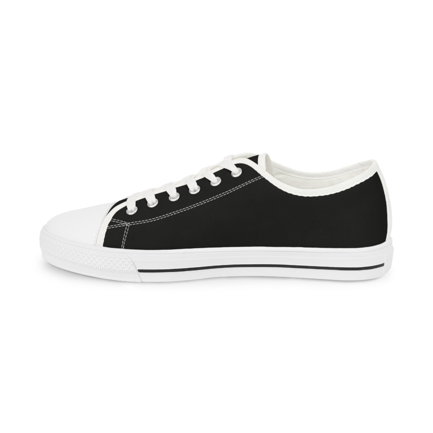 Men's "Midnight" Black Low Top Sneakers