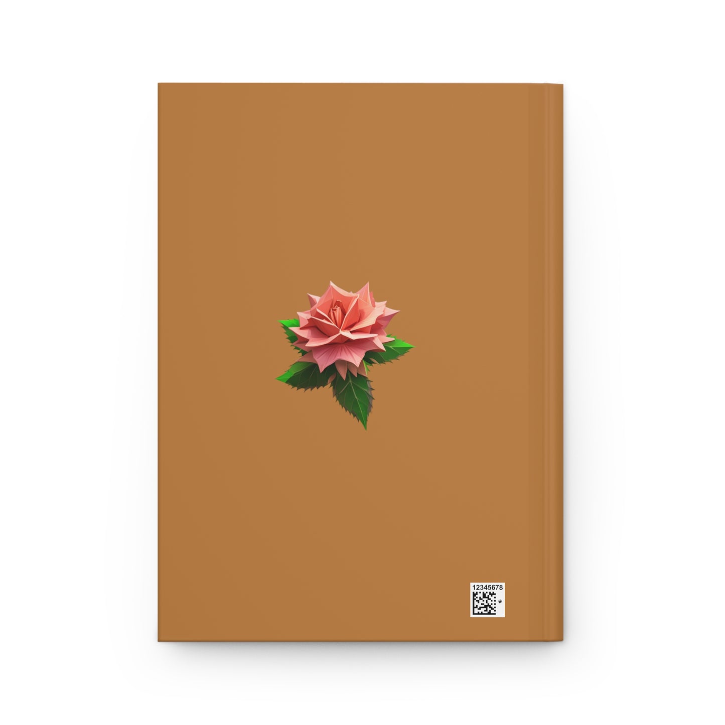 Rose Hardcover Journal Matte Light Brown