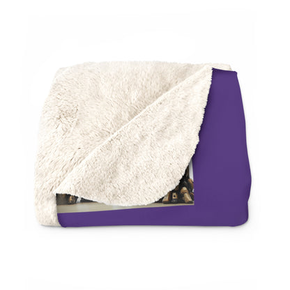 Matiby MEK Purple Sherpa Fleece Blanket