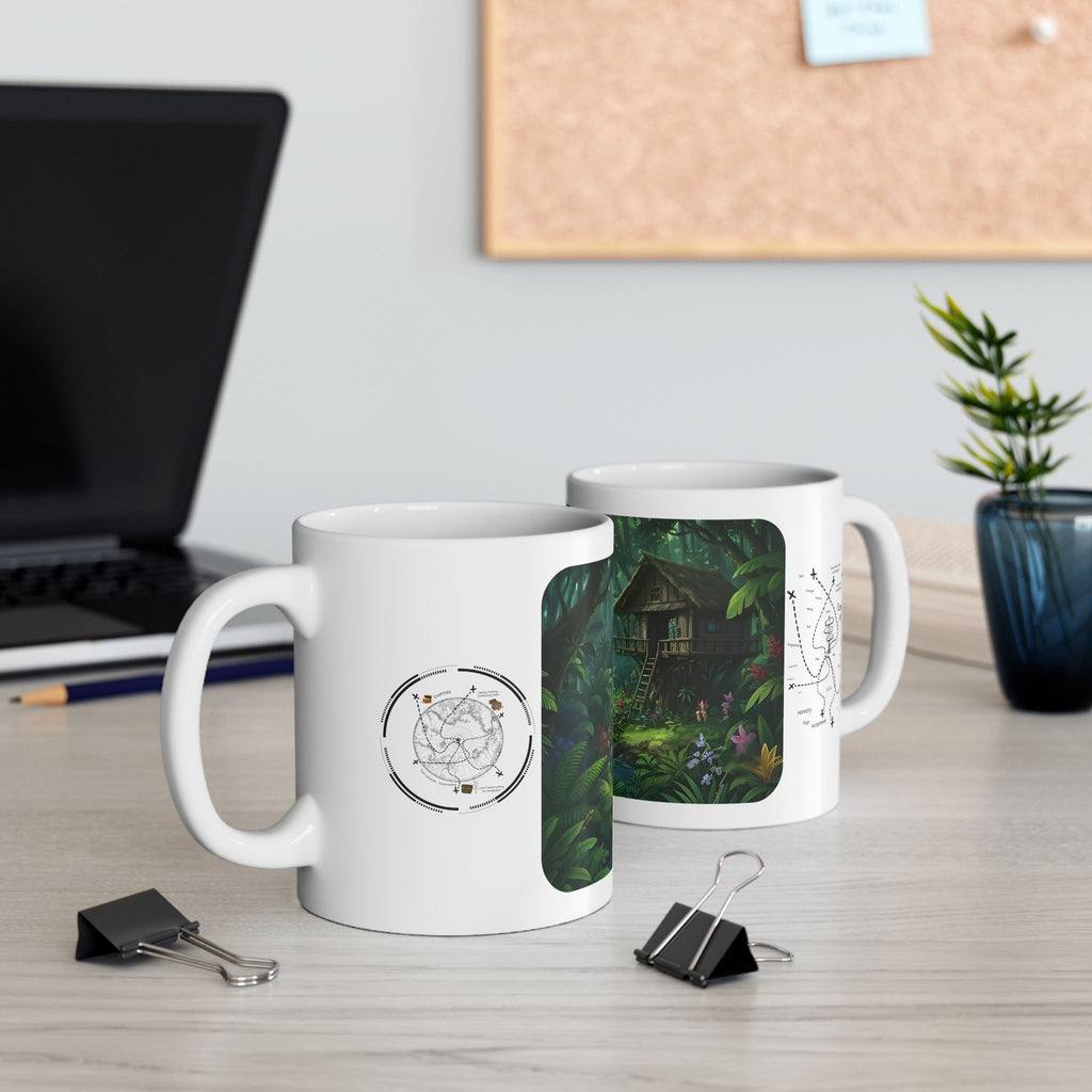 Cozy Architecture & Dreamy Landscapes #34 White Ceramic Mug – Homes Home Sweet Home Cup (11oz/15oz)