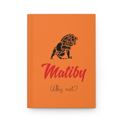 Matiby Hardcover Journal Matte Orange