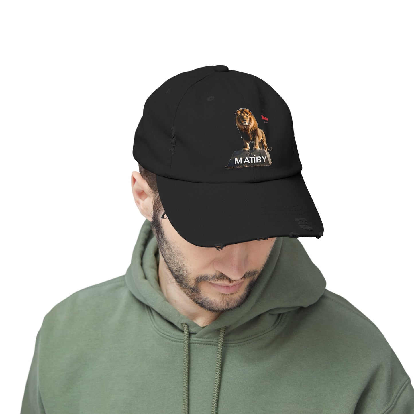 Matiby Lion Unisex Distressed Cap