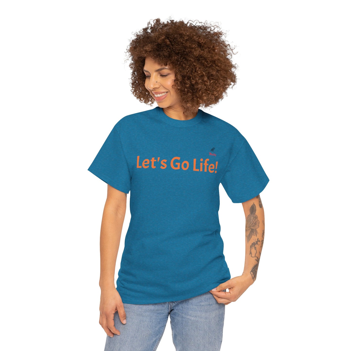 Let's Go Life! Unisex Heavy Cotton Tee