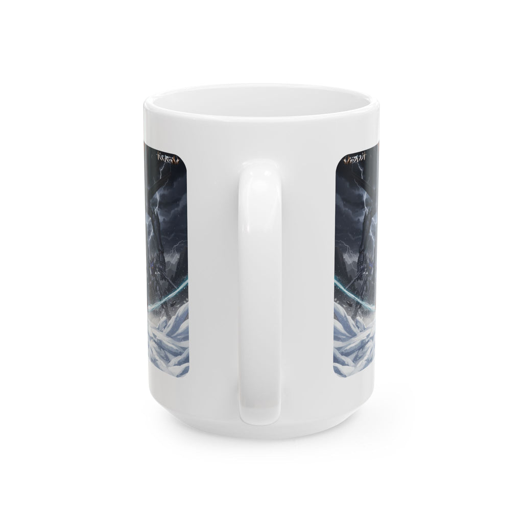 Sentience Rising Sci-Fi Robots #1 White Ceramic Mug | Sci-Fi NeoSentinel Uprising