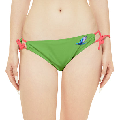 Green Strappy Bikini Set (AOP)