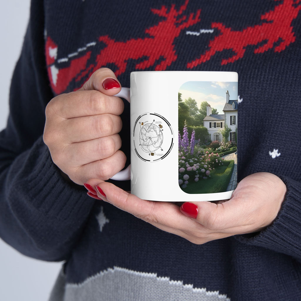 Cozy Architecture & Dreamy Landscapes #16 White Ceramic Mug – Homes Home Sweet Home Cup (11oz/15oz)