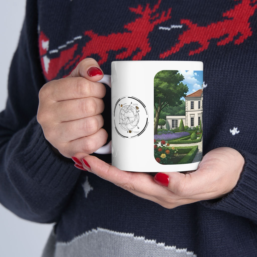 Cozy Architecture & Dreamy Landscapes #38 White Ceramic Mug – Homes Home Sweet Home Cup (11oz/15oz)