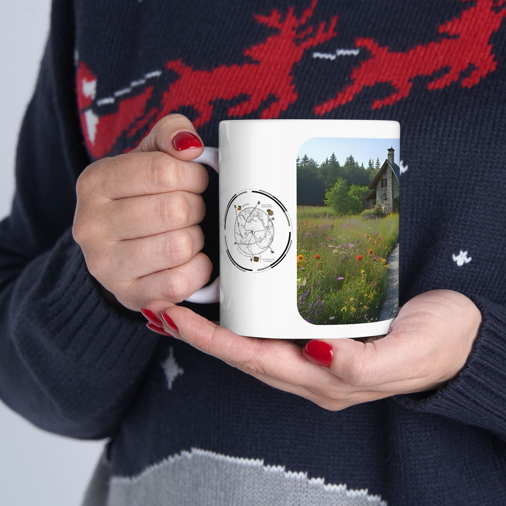 Cozy Architecture & Dreamy Landscapes #7 White Ceramic Mug – Homes Home Sweet Home Cup (11oz/15oz)