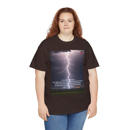 Lightning Style Son of man Unisex Heavy Cotton Tee