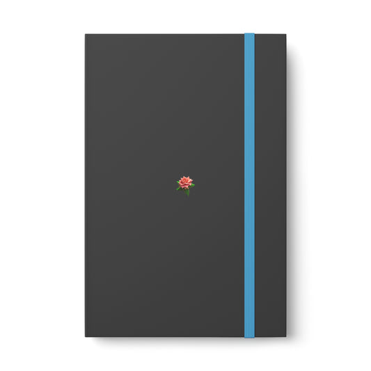 Rose Color Contrast Notebook - Ruled