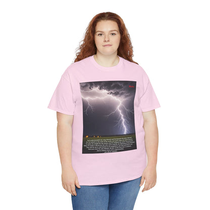 Lightning Style Fear of the Lord Unisex Heavy Cotton Tee