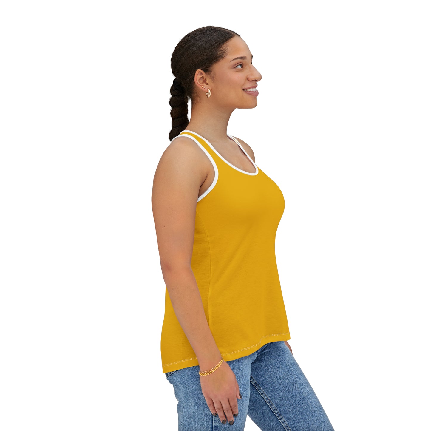 Women's Yellow Tank Top (AOP)